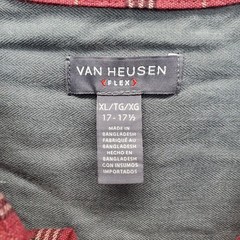 Van Heusen Flex Dress Shirt Mens XL Multi Plaid Classic Fit Comfort Button Down