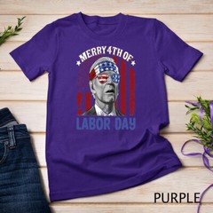 Joe Biden Merry 4th Of labor day Funny 4th of July T-Shirt 1 Unisex T-shirt