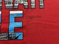 Vintage Cincinnati Reds 1989 Baseball Style T-shirt Size Large Single Stitch 80s