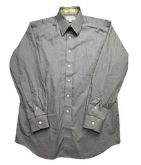 Paul Fredrick Dress Shirt Adult 15.5-34 Purple Green Non Iron Preppy Mens