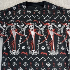 Tim Burton Nightmare Before Christmas Walt Disney T-shirt (M) jack Skellington
