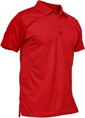 Men’s Tactical Polo Shirt Quick Dry Performance Golf Shirt with Pen Pockets