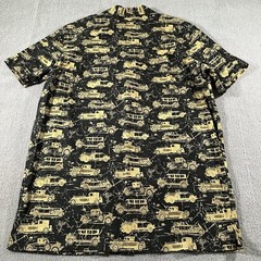 Flameless Designs Vintage Cars Large Shirt Button Up Shirt Handmade Austin Texas