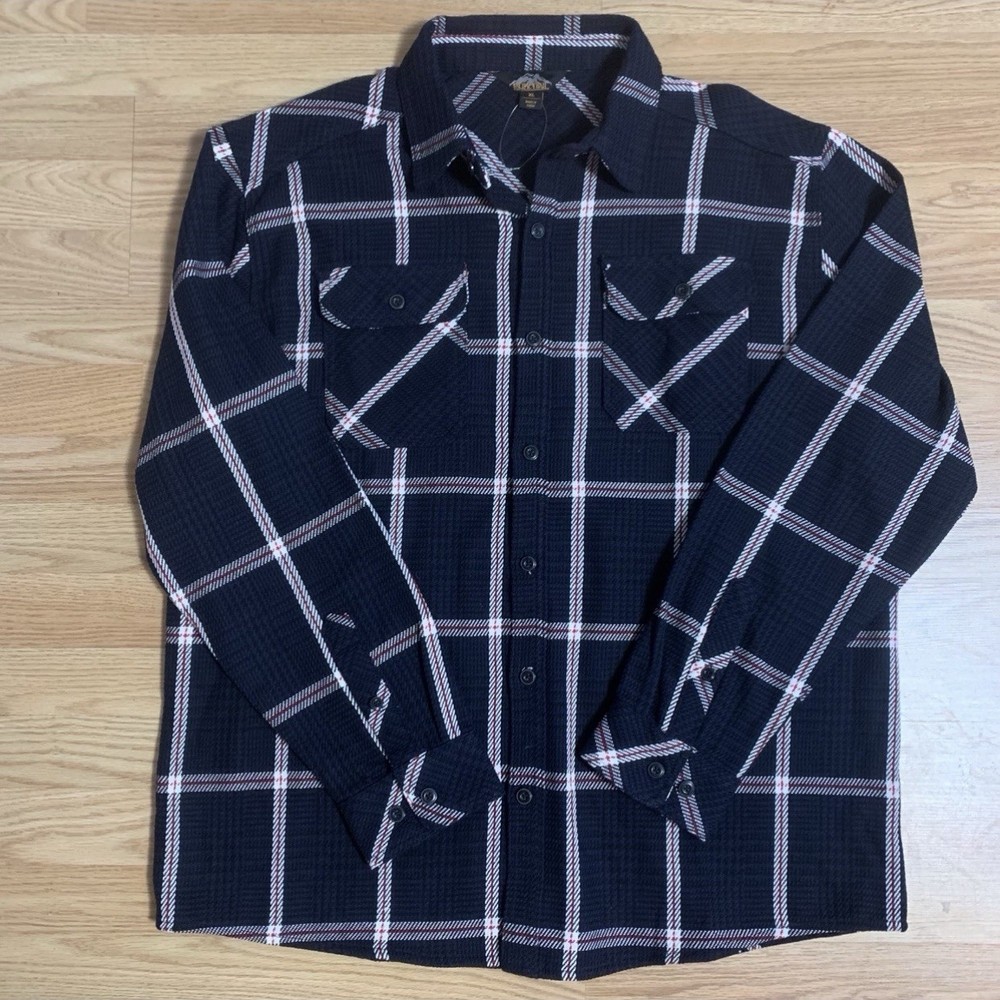 Pacific Trail Mens XL Plaid Heavyweight Cotton Overshirt Shirt Jacket NWOT