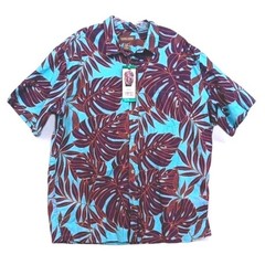 Cookie Street NEW Leaf Print Hawaiian Shirt – Men’s XL – NWT Aloha Style