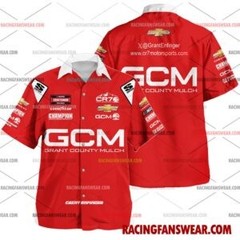 Grant Enfinger Nascar Racing 2026 Uniform Apparel Clothes Hawaiian Polo Shirts