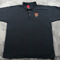 Cincinnati Bengals Polo Shirt Mens XL Black Cotton NFL Football Short Sleeve