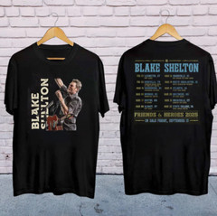 Blake Shelton Signature Shirt, Blake Shelton Friends and Heroes Tour 2025 TShirt
