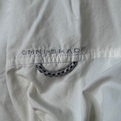 Columbia Fishing Shirt Mens L White PFG Bahama II Omni-Shade Long Sleeve Nylon