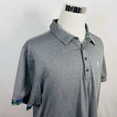 William Murray XL Golf Polo Shirt Ash Gray Polyester Caddyshack Casual Sports