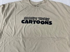 CVLA x Looney Tunes Cartoons Mens Double Sided Tan Shirt New 3XL, 4XL, 5XL