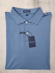 Peter Millar Elixir Sawyer Performance Jersey Polo MF24XK01E Men’s Size 2XL