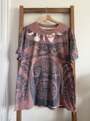 Disney Store Moana Maui All Over Print AOP T Shirt Men’s XL Tribal Graphic