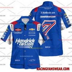 Kyle Busch Racing 2026 Uniform Apparel Clothes Hawaiian Polo Shirts