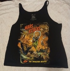 Horror Movie T Shirt Lot of 4 Ladies LRG – Freddy Mars Attacks! See Description