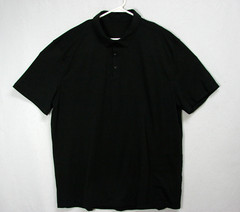 Lululemon Black Short Sleeve Polo Shirt Mens XL