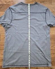 Rock & Republic V-Neck Short Sleeve Gray Cotton T-Shirt Men’s XL