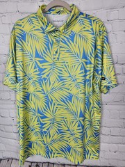 Sandy Dri Fit Stretch Polo Golf Shirt Men’s Sz XL Poly & Spandex Multi-Color Top