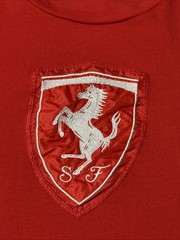 Scuderia Ferrari Men’s XL Sportswear Tonal Shield Tee Logo Red Car Collector