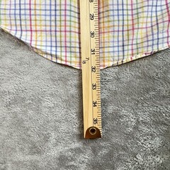 Lands’ End Men’s M Plaid Button Down LS Super Fine 2 Ply Yarn SEE DESCRIPTION