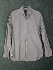 J. Crew Ludlow Mens Shirt 15.5 34 Check Slim Button Up 100% Cotton Business
