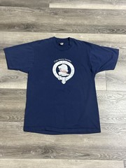 Vintage 90s Screen Star Scottish Clan Hume Logo Shirt Single Stitch – Mens Large