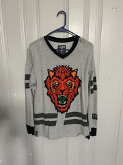 LRG Lion Orange Size Medium Long Sleeve