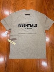 Essentials Set T-shirt and Short in Dark Oatmeal (size L)
