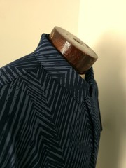 Adidas Men’s XL Blue Abstract Short Sleeve Golf Polo Shirt
