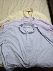 Lot of 3 Roundtree & Yorke Gold Label Shirt Men Big Size 20