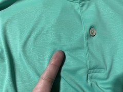 Peter Millar Mens XL Featherweight Abstract Polo UPF 50 Golf Stretch *Has Snags