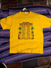 Sun Island How Ee Chat Jamaican Jamaica Graphic Tee Yellow Men’s XL Crew Neck