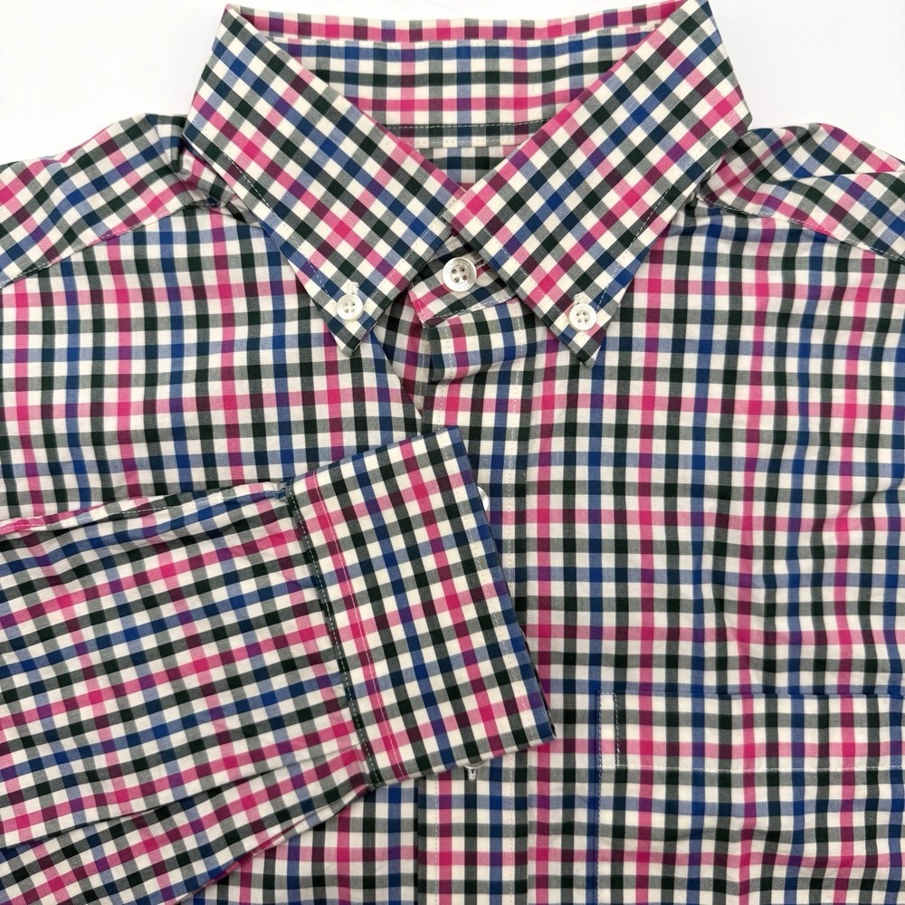 Vineyard Vines Button Down Mens XS Multicolor Classic Fit Murray Gingham Shirt
