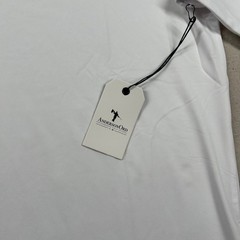 Anderson Ord Shirt Mens L Golf Polo Gamer Solid White Performance Wicking UPF
