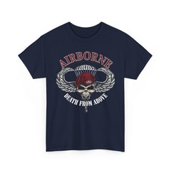 Airborne Death from Above Shirt, Paratrooper Veteran Military T-Shirt