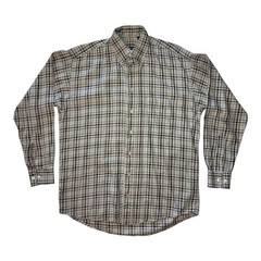 Gitman Bros Tartan Plaid Button Down Collar Shirt Men’s M Long Sleeve USA Cotton