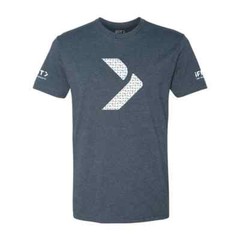 iFit T-shirt Unisex/Men’s Midnight Blue 100 Workout Milestone Cotton/Polyester