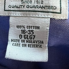 LL Bean Men’s shirt 16 35 Blue LS wrinkle Resistant Button Down Long Sleeve