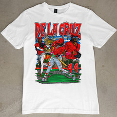 Elly De La Cruz Graphic T Shirt Men’s Jersey Cincinnati Reds Baseball Tee Retro