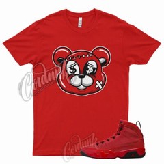 STITCH Shirt for J6 9 Chile Red Bred University Flugame Reverse 5 13 1 Dunk