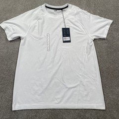 VRST SS Circuit Seamless Top Mens Medium White Athletic Space Dye Training Tee