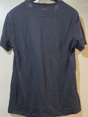 John Varvatos Men’s Black Skull Graphic Print Crewneck T-Shirt Sz M