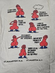 Vintgage Trade Winds St Maarten N.A. Funny Shirt