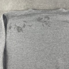 Steve & Barrys Mens XL Gray NC State Thermal Shirt Waffle Knit Graphic
