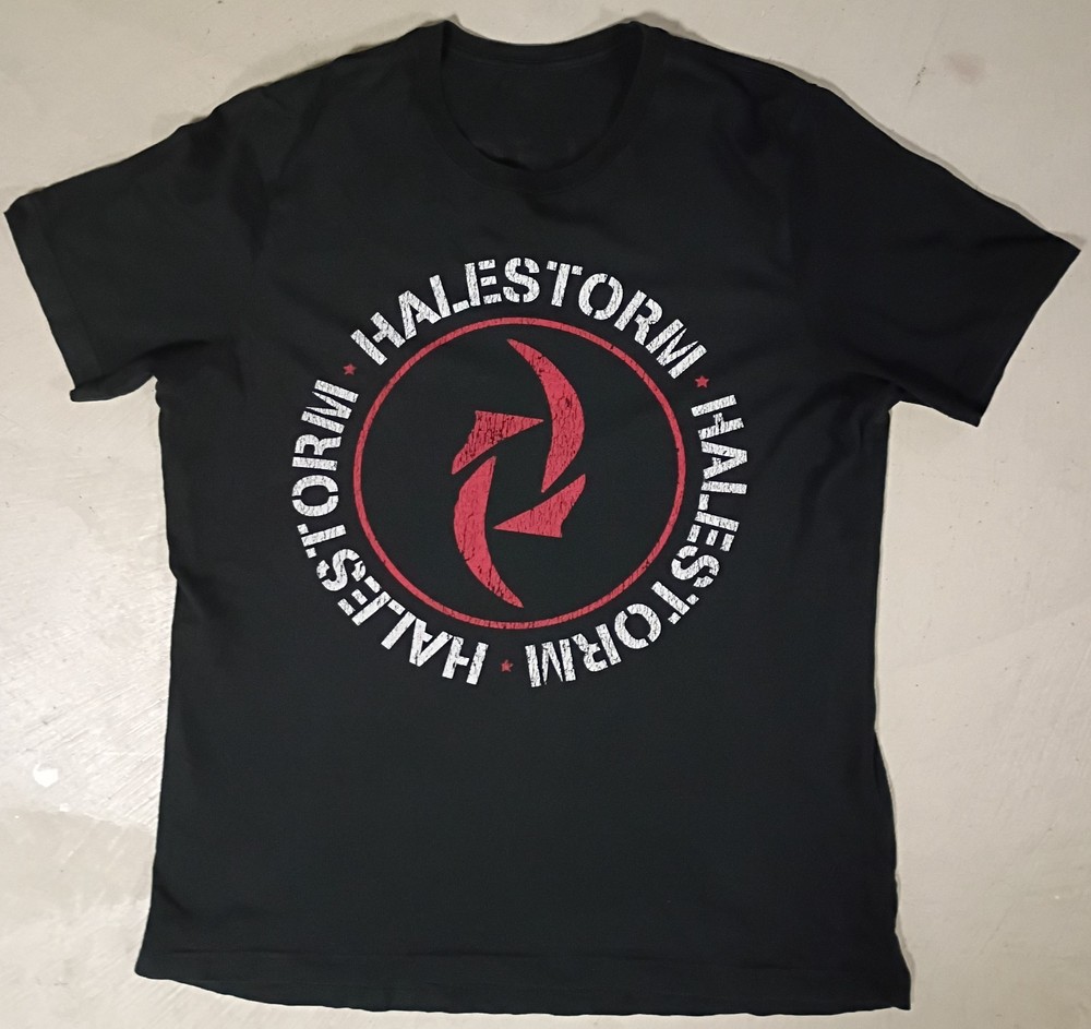 Halestorm Official Concert T-Shirt – Double Sided – Fall Tour 2018 – XL