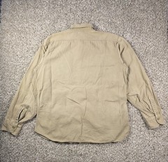Vintage 30s 40s Carhartt Button Up Shirt Size M/L Union Made Heart Logo USA