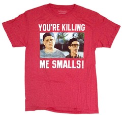 Sandlot You’re Killing Me Smalls Men’s Red Heather T-Shirt New