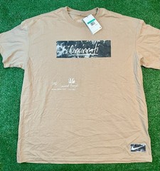 Nike Tee Cincinnati Bengals NFL Football TShirt Khaki Brown Mens Size XL NWT