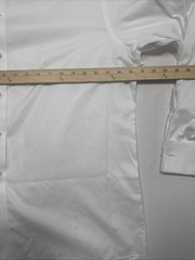 Charles Tyrwhitt Dress Shirt Mens 17/35 White Non-Iron Classic Fit Cotton Twill