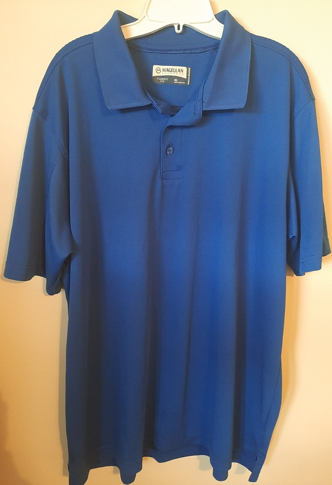 Magellan Outdoors Men’s Extra Large Polo Shirt Classic Fit Moisture Wicking NWOT
